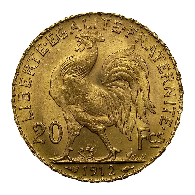 20 Francs Gold Rooster Coins – French Heritage