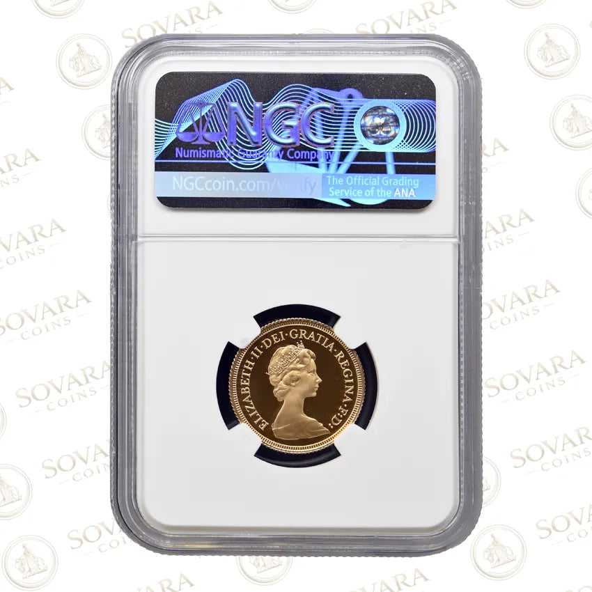 1979 Gold Sovereign St George and Dragon Reverse PF70 Ultra Cameo