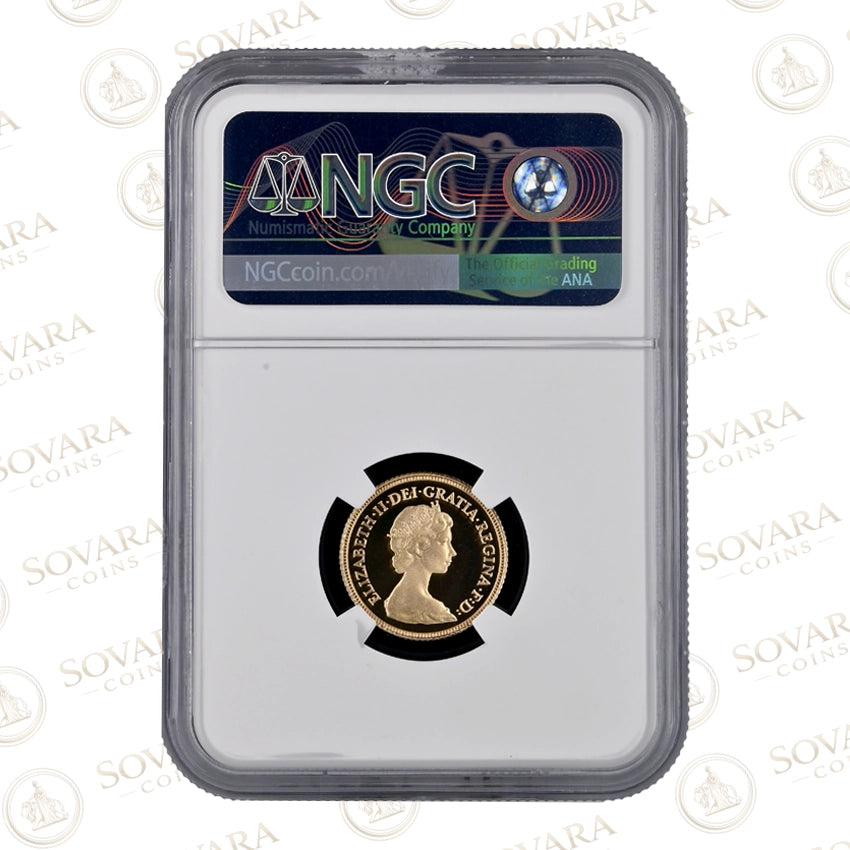 1980 Half Sovereign PF70 Ultra Cameo obverse