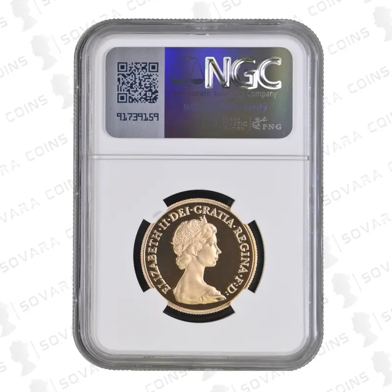 1982 Gold Proof Double Sovereign PF70 Ultra Cameo