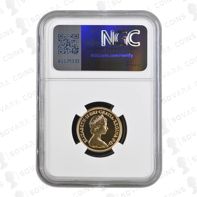 1982 Gold Proof Full Sovereign PF69 Ultra Cameo