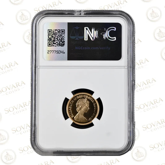 1984 Half Sovereign Reverse Classic Benedetto Pistrucci St George Design NGC PF70