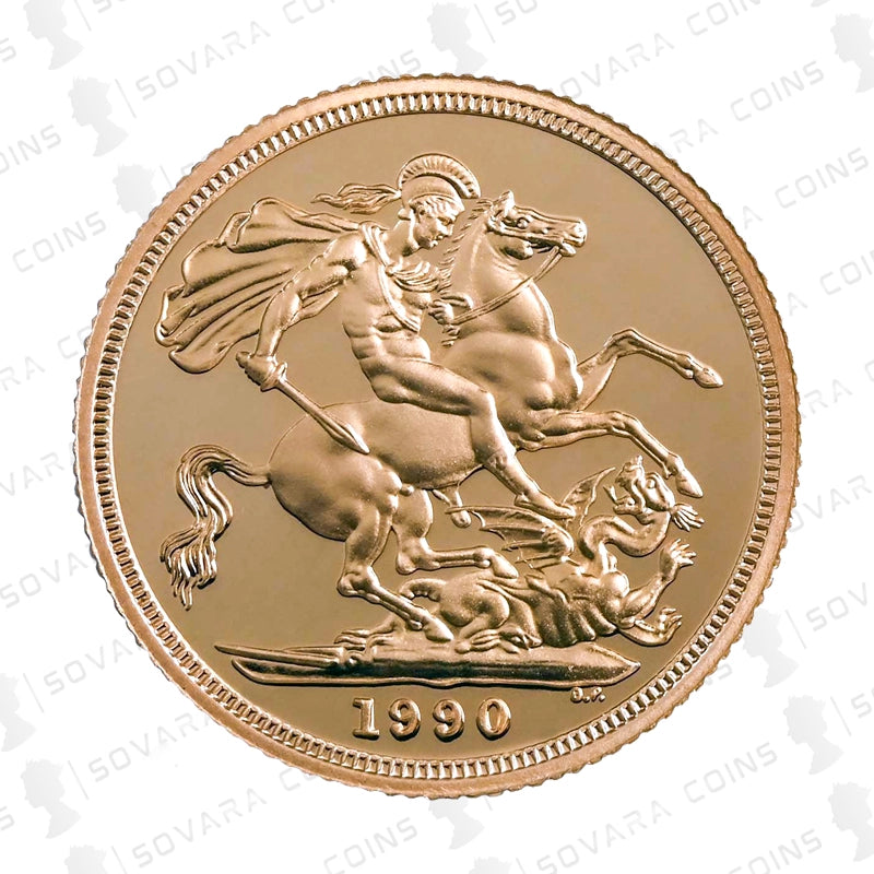 1990 Gold Proof Sovereign 3-Coin Set – Double, Full & Half