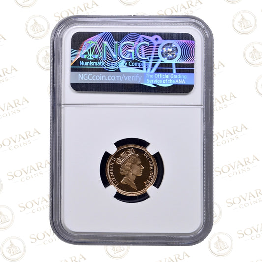 NGC PF70 Ultra Cameo 1992 Gold Proof Half Sovereign St George and the Dragon