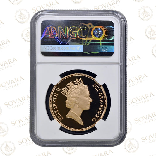 NGC PF70 Ultra Cameo 1994 £5 Gold Proof Sovereign St George and the Dragon