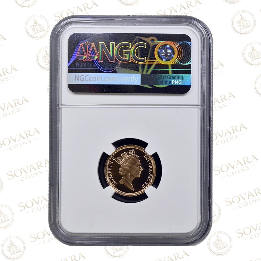 NGC PF70 Ultra Cameo 1994 Gold Proof Half Sovereign St George and the Dragon