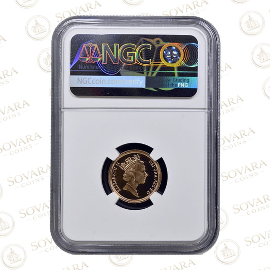 NGC PF70 Ultra Cameo 1994 Gold Proof Half Sovereign St George and the Dragon