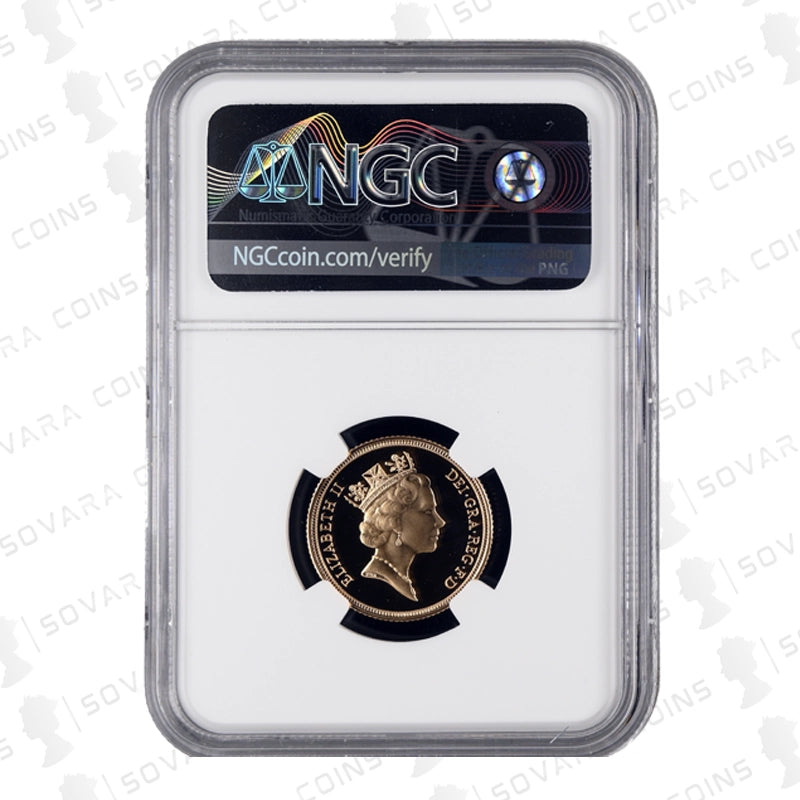 NGC PF69 1994 Gold Proof Sovereign – near perfect Royal Mint proof sovereign