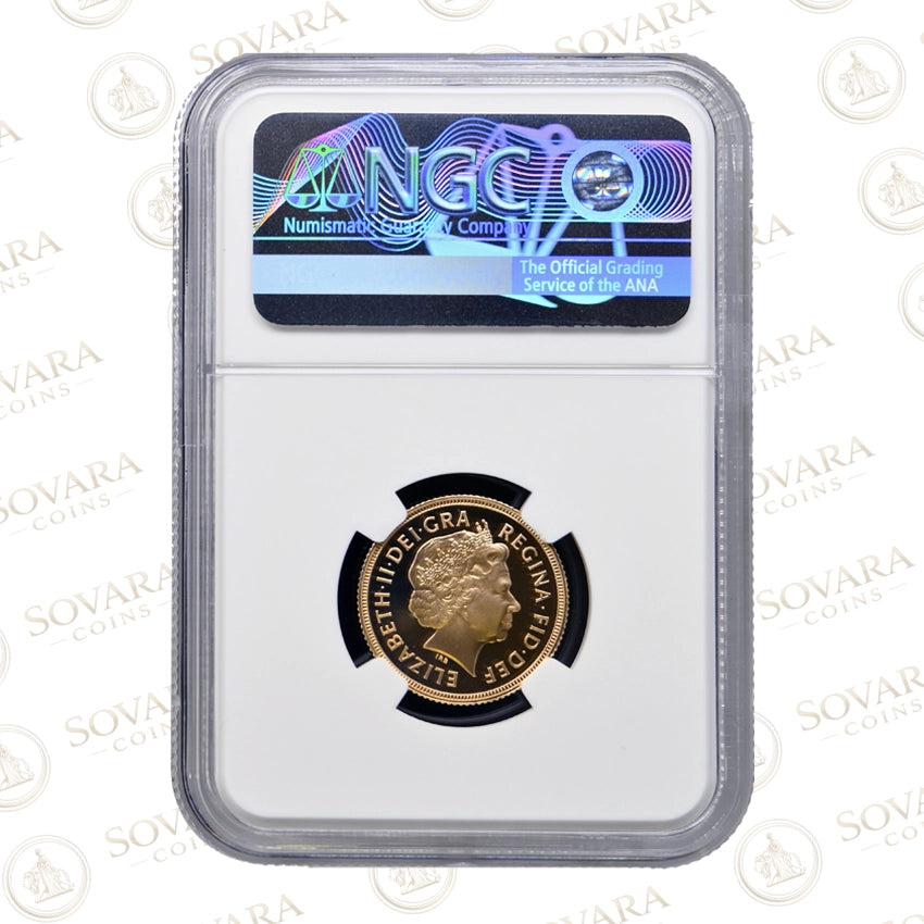 1998 Gold Proof Sovereign PF69 Ultra Cameo Royal Mint graded