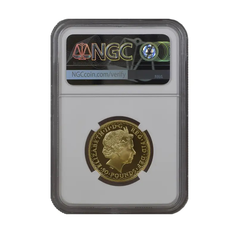 2000 £50 Britannia 1/2oz Gold Proof Coin PF70 Ultra Cameo