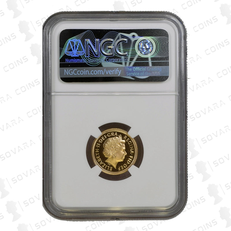 2000 Gold Proof Half Sovereign PF70 Ultra Cameo