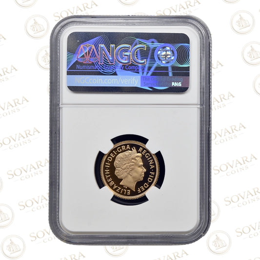 2005 proof sovereign obverse Queen Elizabeth II Ian Rank-Broadley portrait