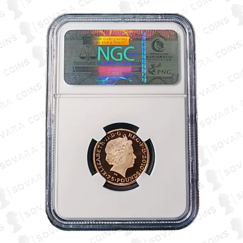 2010 Quarter Ounce Gold Proof Mercury – Citius London Olympics 2012 NGC PF70