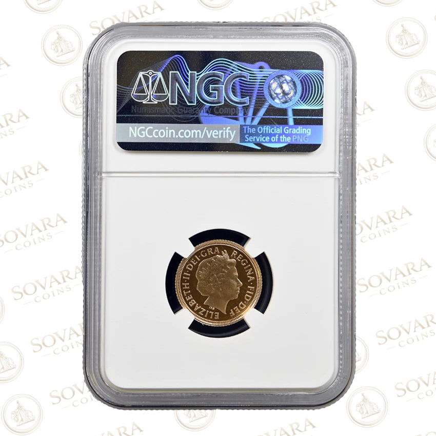 2011 Half Sovereign Reverse Classic Benedetto Pistrucci St George Design NGC PF70