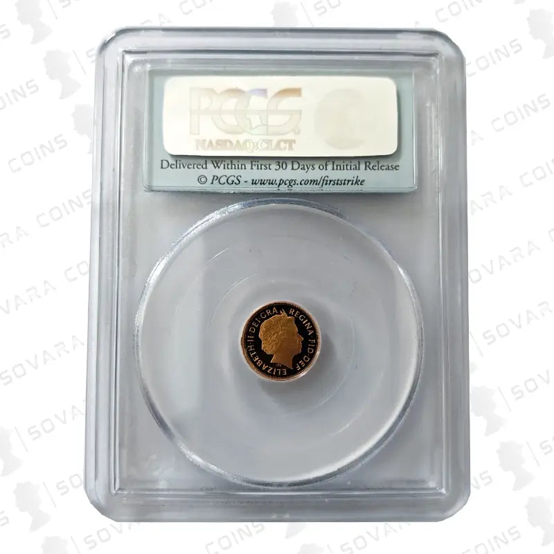 2012 Gold Proof Quarter Sovereign PR70 DCAM