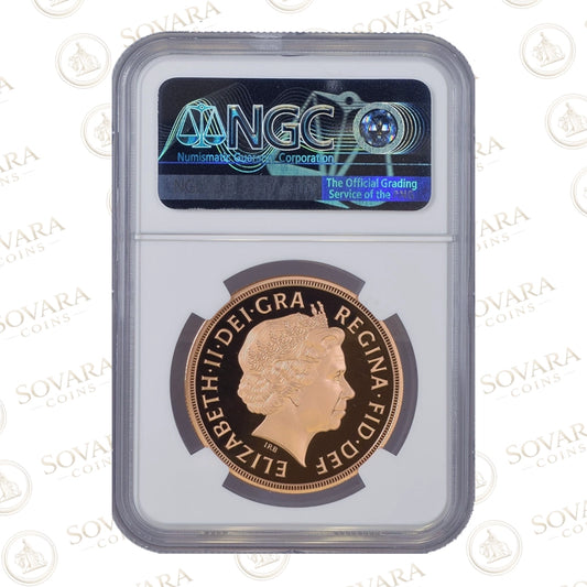 2013 Five Sovereign gold proof coin PF70 Ultra Cameo NGC graded St George and the Dragon