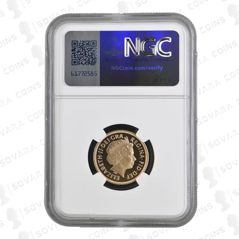2013 Gold Proof Full Sovereign – NGC PF70 Ultra Cameo