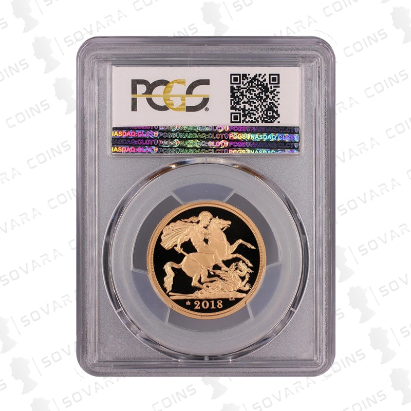2018 Gold Proof Double Sovereign | 65th Coronation Privy | PCGS PR70DCAM