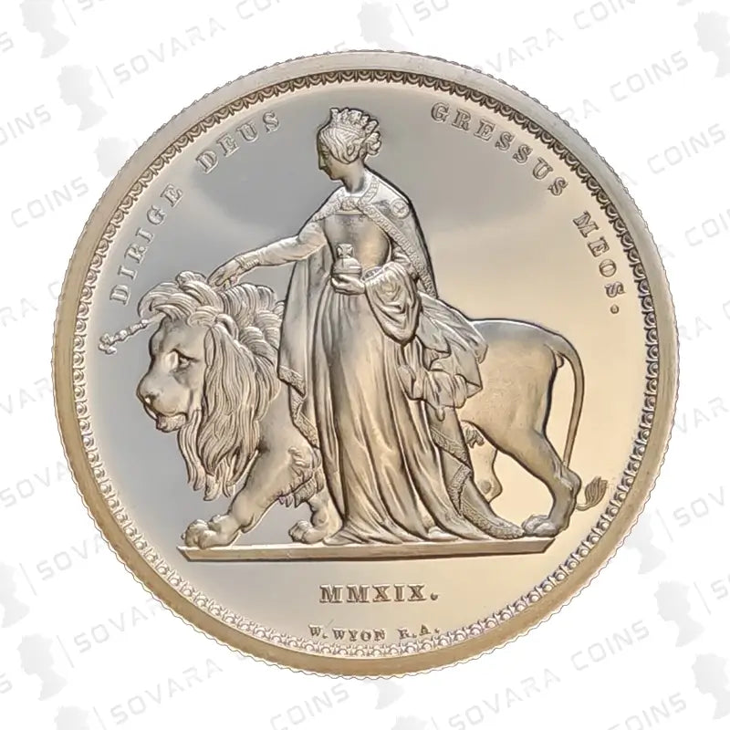2019 2oz Silver Proof Great Engravers Una and the Lion