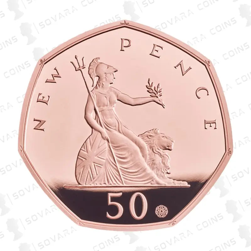 2019 Britannia 50 Years of the 50p Gold Proof Coin – The Royal Mint