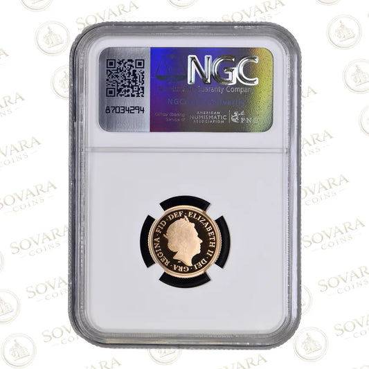 2019 Half Sovereign Reverse Classic Benedetto Pistrucci St George Design NGC PF70