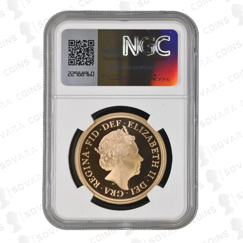 2020 King George III Privy Gold Proof Five Sovereign PF70 Ultra Cameo