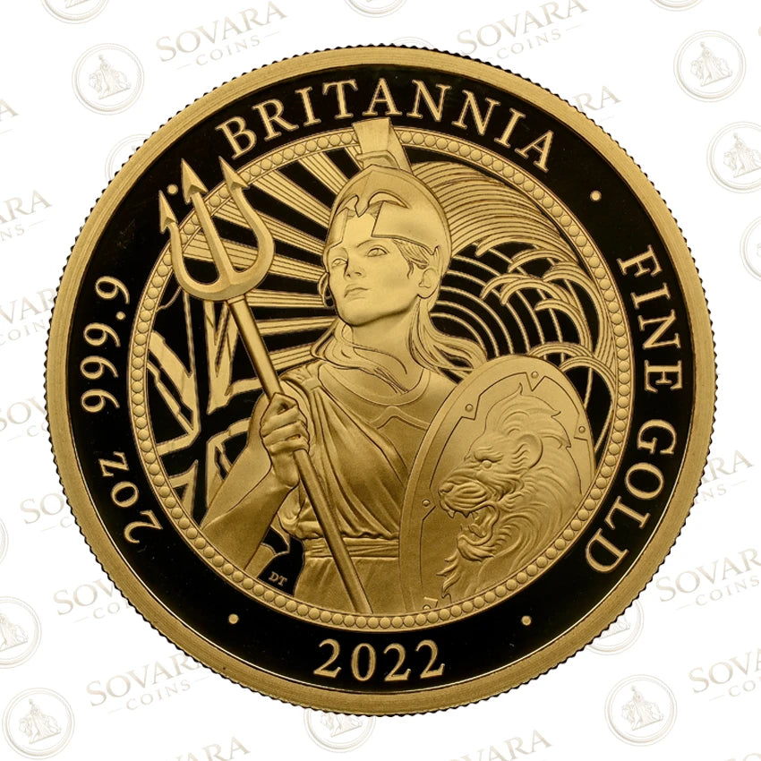 2022 Elizabeth II 2oz Gold Proof Britannia NGC PF70 Ultra Cameo (Dan Thorne Design)