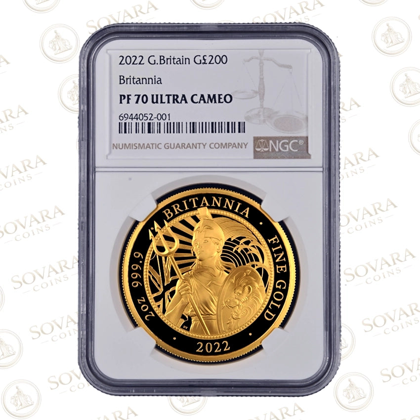 2022年 袁世凱 飛龍デザイン NGC PF 70 ULTRA CAMEO 2022 2oz Gold Proof Britannia NGC PF70 Ultra Cameo | Only 10 Graded
