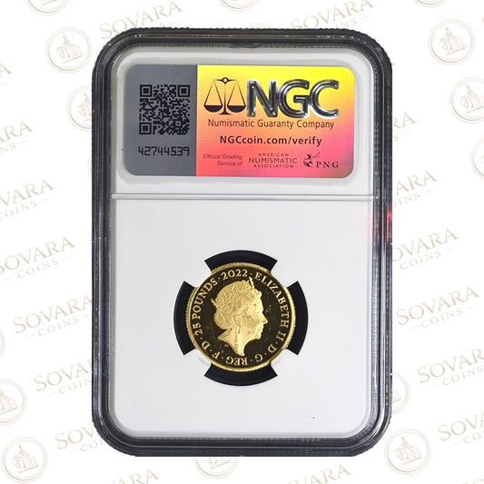 NGC Trial of the Pyx Certification Label for 2022 Harry Potter Gold Proof
