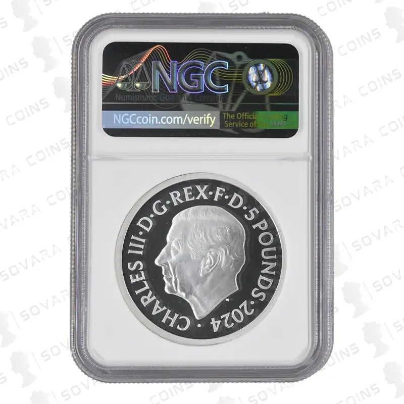 2024 The Great Engravers St. George & The Dragon 2oz Silver Proof PF69 Ultra Cameo