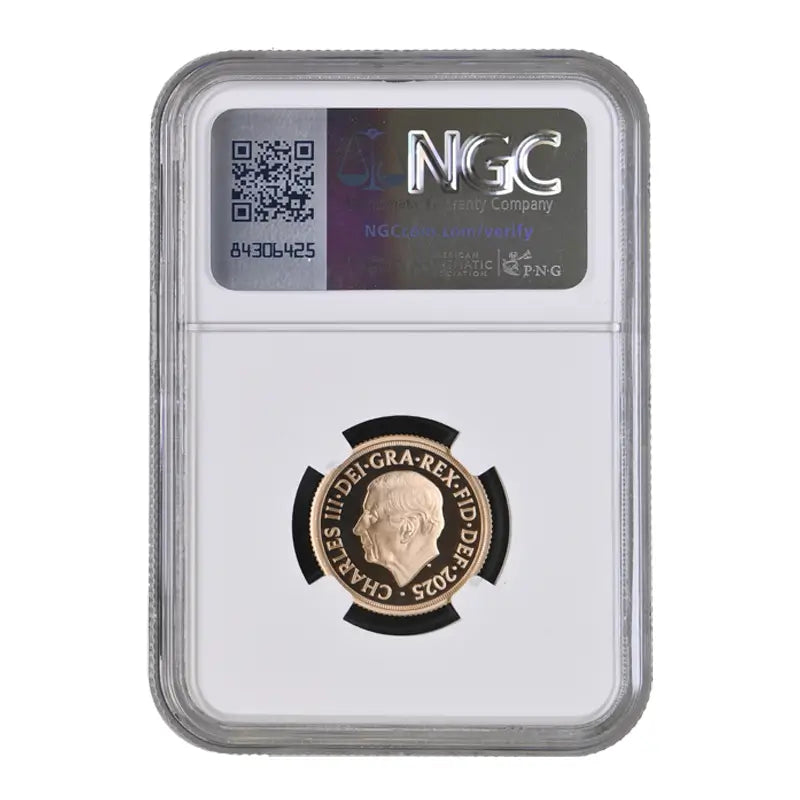 2025 Royal Arms Proof Full Sovereign PF69 Ultra Cameo