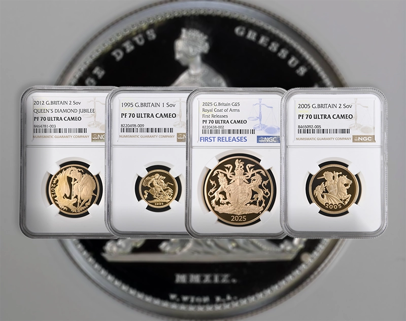 Sovara Coins specialise in buying and selling graded coins.