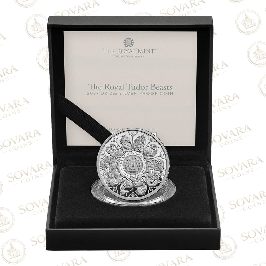 2027 The Royal Tudor Beasts Completer 2oz Silver Proof Coin