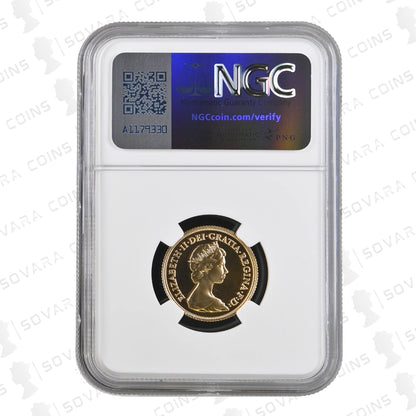 1982 Gold Proof Full Sovereign – NGC PF69 Ultra Cameo