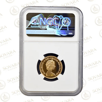 1984 Full Sovereign Reverse Classic Benedetto Pistrucci Design NGC PF69