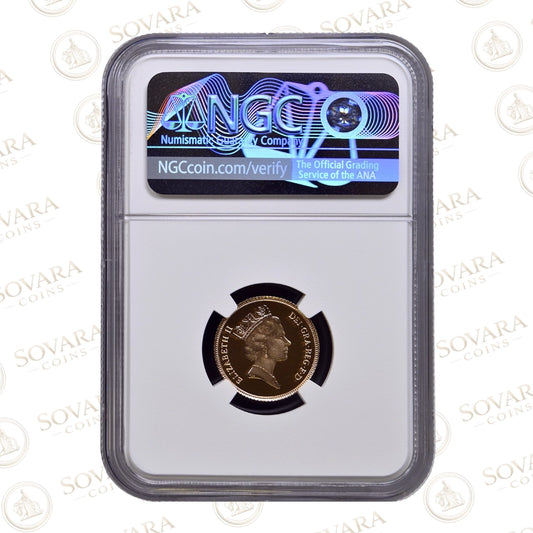 NGC PF70 Ultra Cameo 1987 Gold Proof Half Sovereign St George and the Dragon