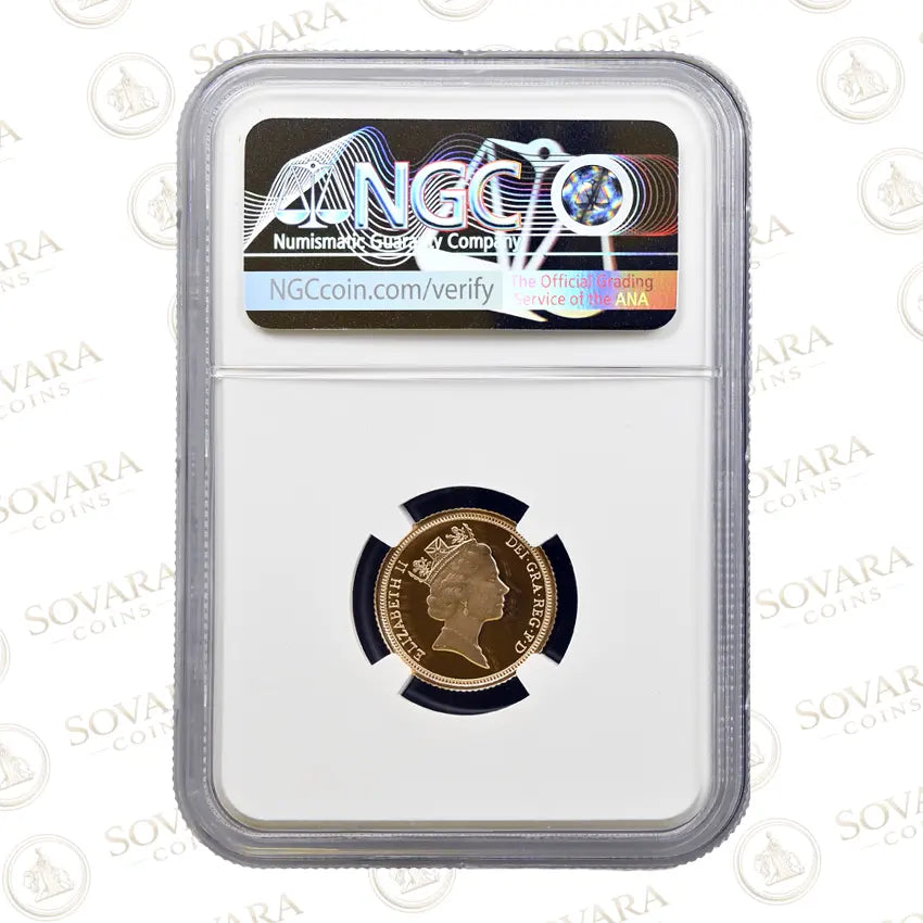 1991 Half Sovereign Reverse St George and Dragon NGC PF70 Ultra Cameo