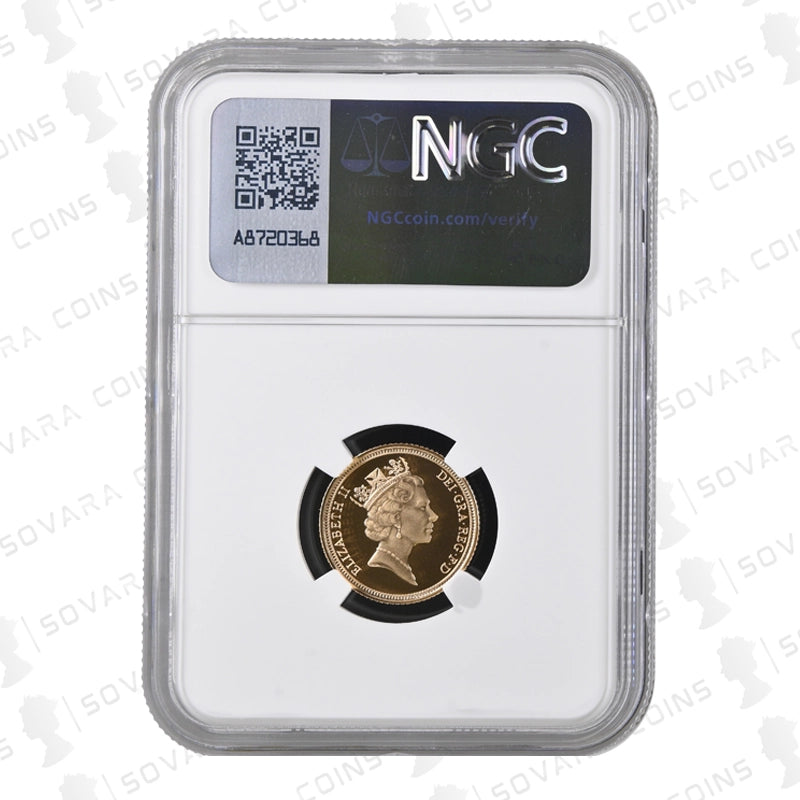 1993 Gold Proof Half Sovereign PF70 Ultra Cameo – Rare Elizabeth II Coin