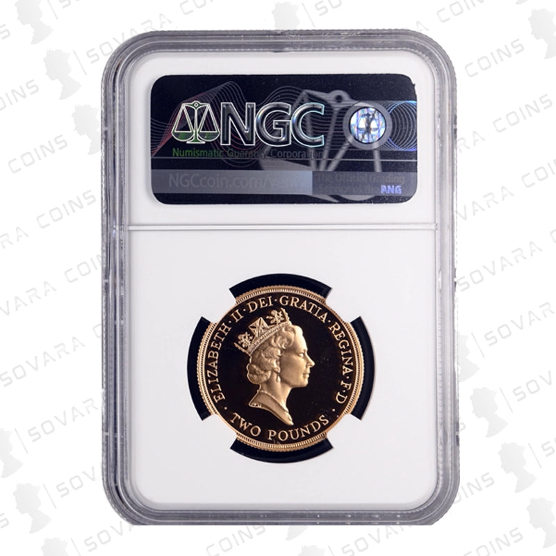 NGC PF69 Ultra Cameo 1994 Gold Proof £2 – 300th anniversary Bank of England commemorative gold coin