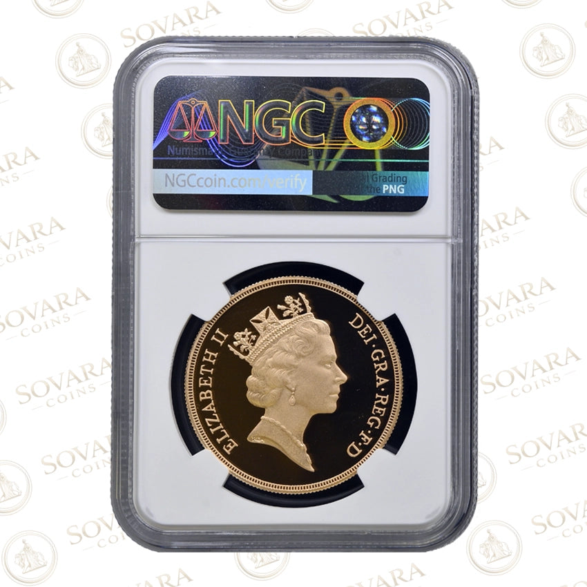 NGC PF70 Ultra Cameo 1994 £5 Gold Proof Sovereign St George and the Dragon