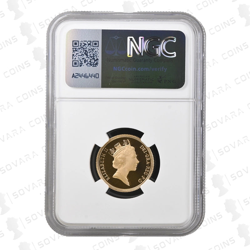 1995 Gold Proof Full Sovereign – NGC PF70 Ultra Cameo