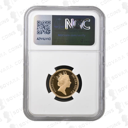 1995 Gold Proof Full Sovereign – NGC PF70 Ultra Cameo
