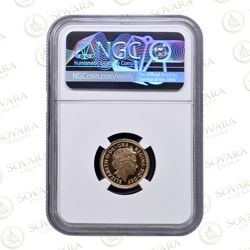 NGC PF70 Ultra Cameo 1999 Gold Proof Half Sovereign St George and the Dragon