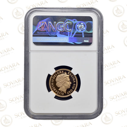 2005 proof sovereign obverse Queen Elizabeth II Ian Rank-Broadley portrait