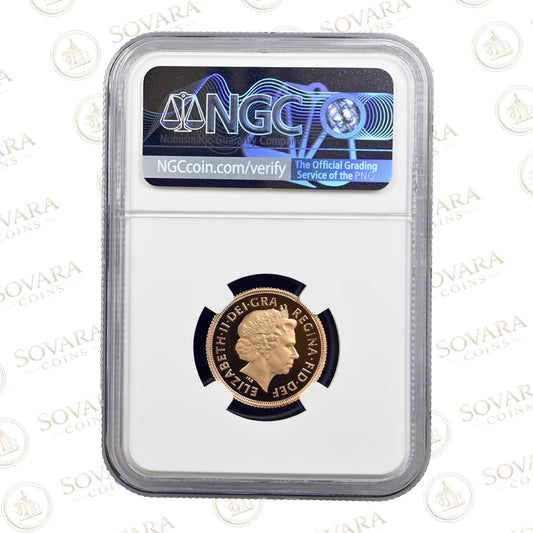 2010 Sovereign Reverse Classic Benedetto Pistrucci St George Design NGC PF70