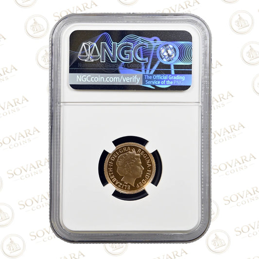 2011 Half Sovereign Reverse Classic Benedetto Pistrucci St George Design NGC PF70