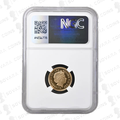 2012 Gold Proof Half Sovereign – Diamond Jubilee Edition – NGC PF70 Ultra Cameo