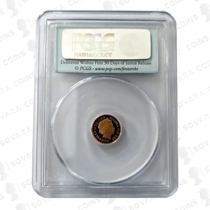 2012 Gold Proof Quarter Sovereign – PCGS PR70 DCAM