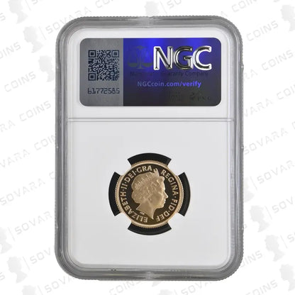 2013 Gold Proof Full Sovereign – NGC PF70 Ultra Cameo