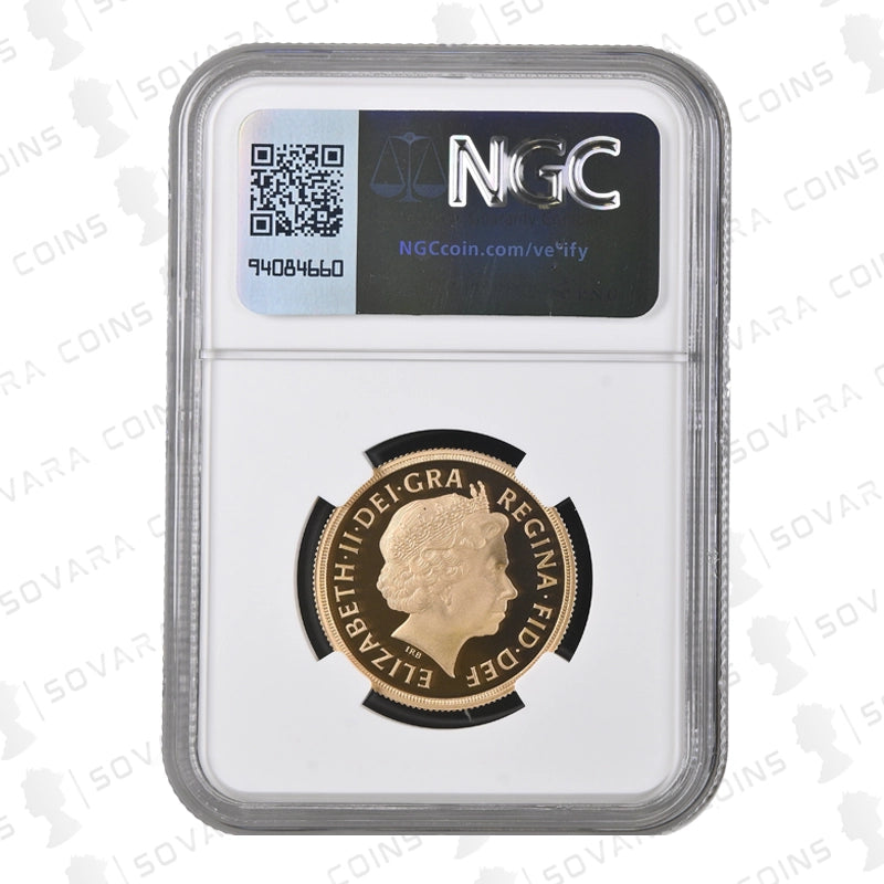 2014 Gold Proof Double Sovereign PF70 Ultra Cameo